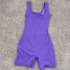 Skins purple romper